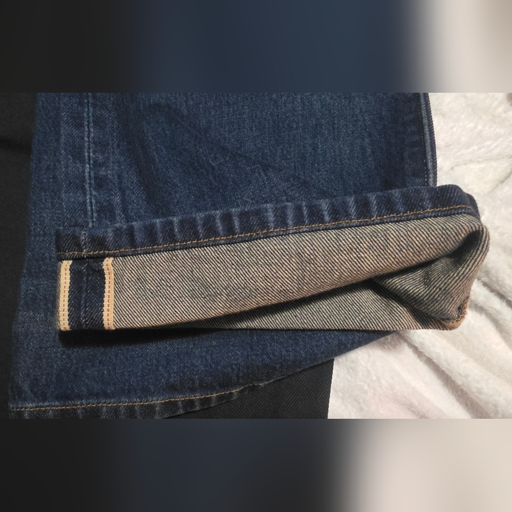 Levis Womens 501 '90s Selvedge Jeans Dark Wash Size 34 X 30 NWT - Picture 6 of 10